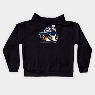 RAT POWER 1967 Camaro Blue Kids Hoodie